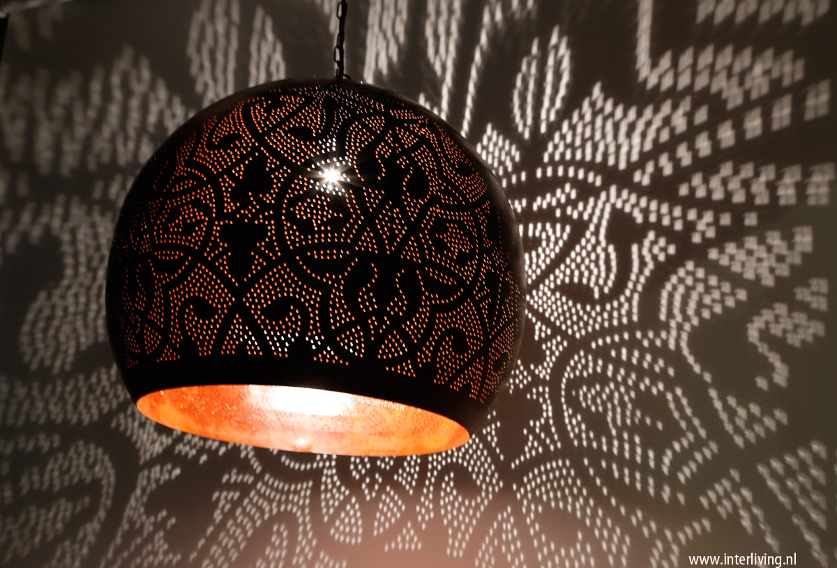 Hanglamp rusty, oosterse bol xxl van antiek vintage zuiver roest look