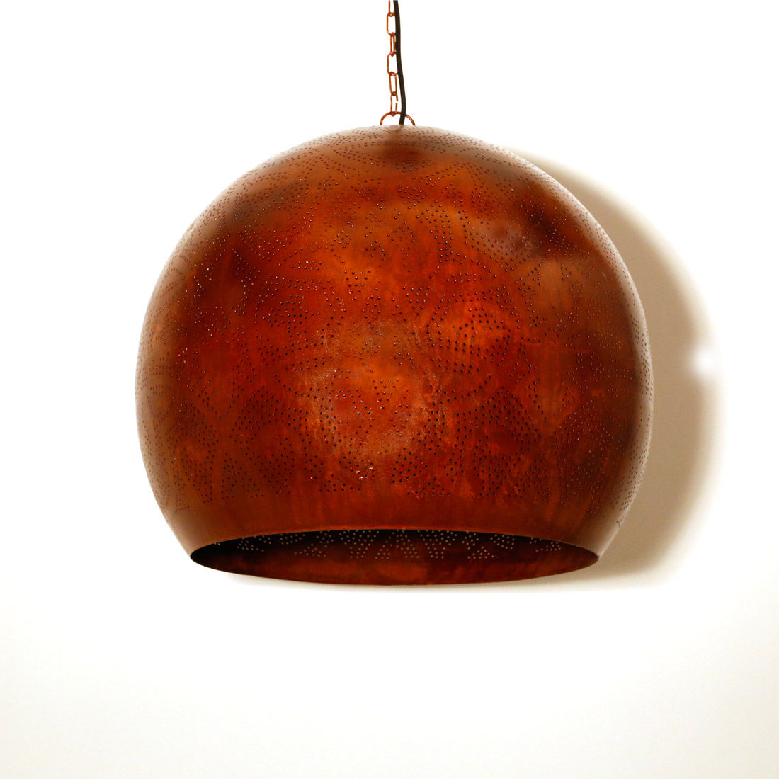Hanglamp rusty, oosterse bol xxl van antiek vintage zuiver roest look