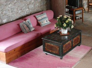 Pink-outdoor-carpet-inside