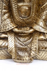Boeddha vintage goud look decoratie binnen buiten - 40 cm