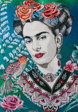 mexicaans kussen geweven bont Firda Kahlo patronen