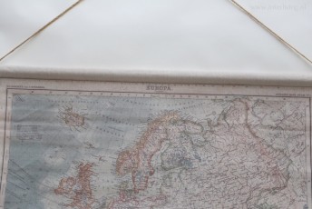 vintage landkaart europa