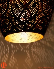 model arabische hanglamp goud gaatjes