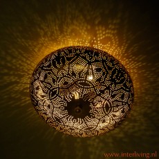 oriental light gold look ceiling design