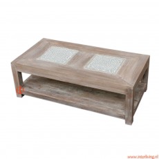 design salontafel rechthoekig hout