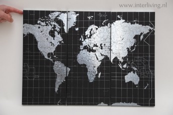 wereldkaart magnetisch
