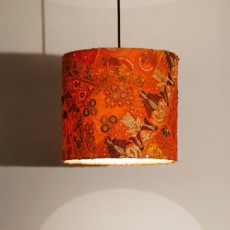 patchwork oranje small lampenkap