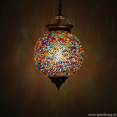 hanglamp-bol-gekleurde-grote-kralen-glas