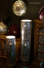 staande lampen - zilver (60 cm en 120 cm)