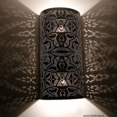 Egyptische zilveren wandverlichting