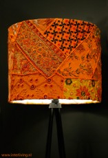 patchwork orange collection pendant