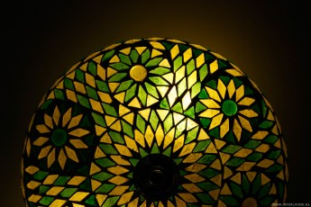 mozaïek plafondlamp 25 cm groen Turks ontwerp 1