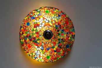 mozaiek plafondlamp 25cm-MC-BT (Beads & triangles)