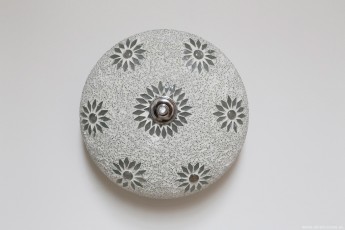 mozaïek plafondlamp 25 cm transparant turks ontwerp met glaskralen 1