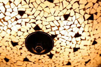 mozaïek plafondlamp 25 cm broken glass