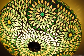 plafonnière 38 cm mozaïek groen turkish design 4