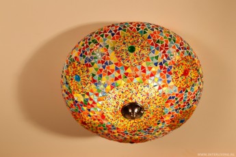 plafonnière 38 cm mozaïek multi colour beads triangles (armbandjes)