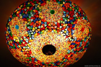 plafonnière 38 cm mozaïek multi-colour beads triangles (armbandjes)