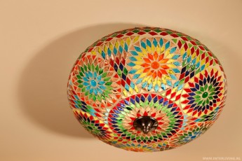 plafonnière 38 cm mozaïek multi colour turkish design 2