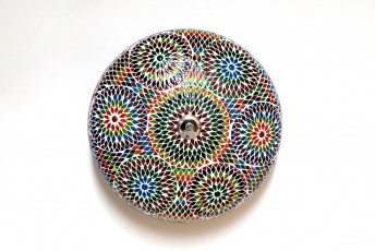 plafonnière 50 cm mozaïek multi colour turkish design 1