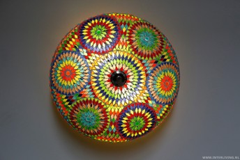 plafonnière 50 cm mozaïek multi colour turkish design 3