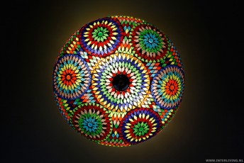 plafonnière 50 cm mozaïek multi colour turkish design 4