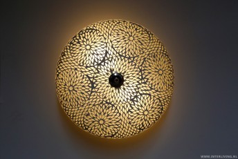 plafonnière 50 cm mozaïek transparant turkish design
