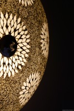plafonnière 50 cm mozaïek transparant turkish design glaskralen 9