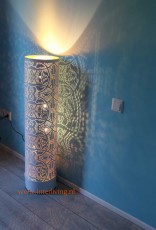 Oosterse filigrain lamp staand - vloerlamp