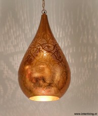 Vintage koperlook oosterse hanglamp