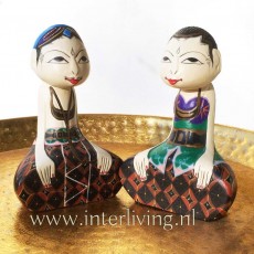 loro-blonyo-houten-beeldjes-echtpaar-bruidspaar-houtsnijwerk-indonesie