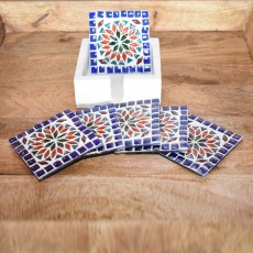 onderzetters-glas-kringen-tafelblad-handgemaakt-turks-design-mozaiek-ster-patroon-blauw-rood