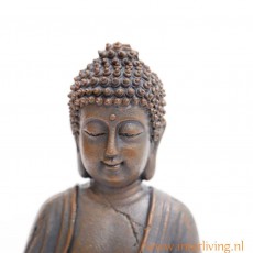 buddha-beeld-zittend-steen-hout-look-polystone-vintage-stijl