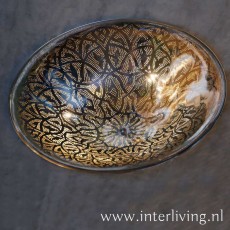 Arabisch-plafond-lamp-Tunesie-zilver-messing-filigraiin-handgemaakt-oosterse-sfeerlamp