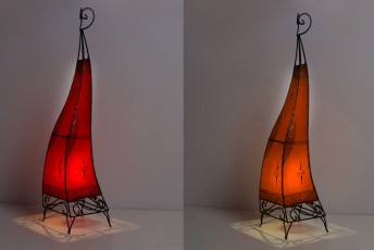 hannealampen-rood-oranje-staande-lamp-eclectic-vintage-style-interior