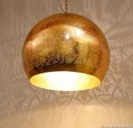 Bol hanglamp - vintage goud