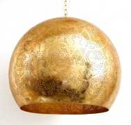 Bol hanglamp - vintage goud