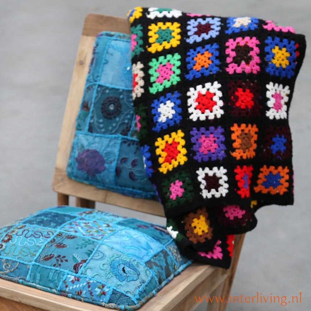 Bekwaamheid Ventileren vriendschap Een uniek gehaakt vintage granny squares sprei - hip haak- en breiwerk -  oma's retro trend - Interliving shop