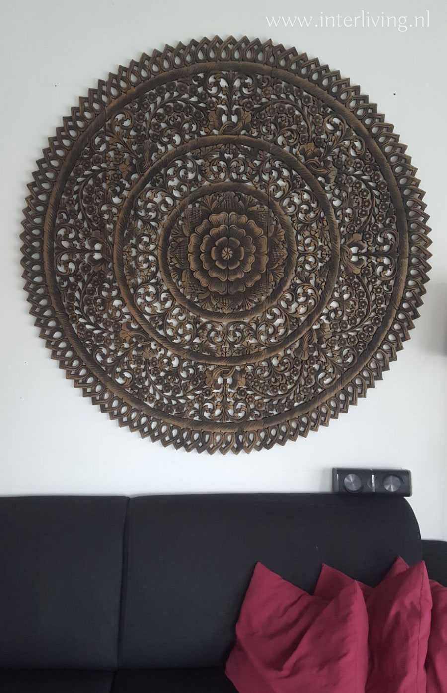 wandpaneel 90 cm rond