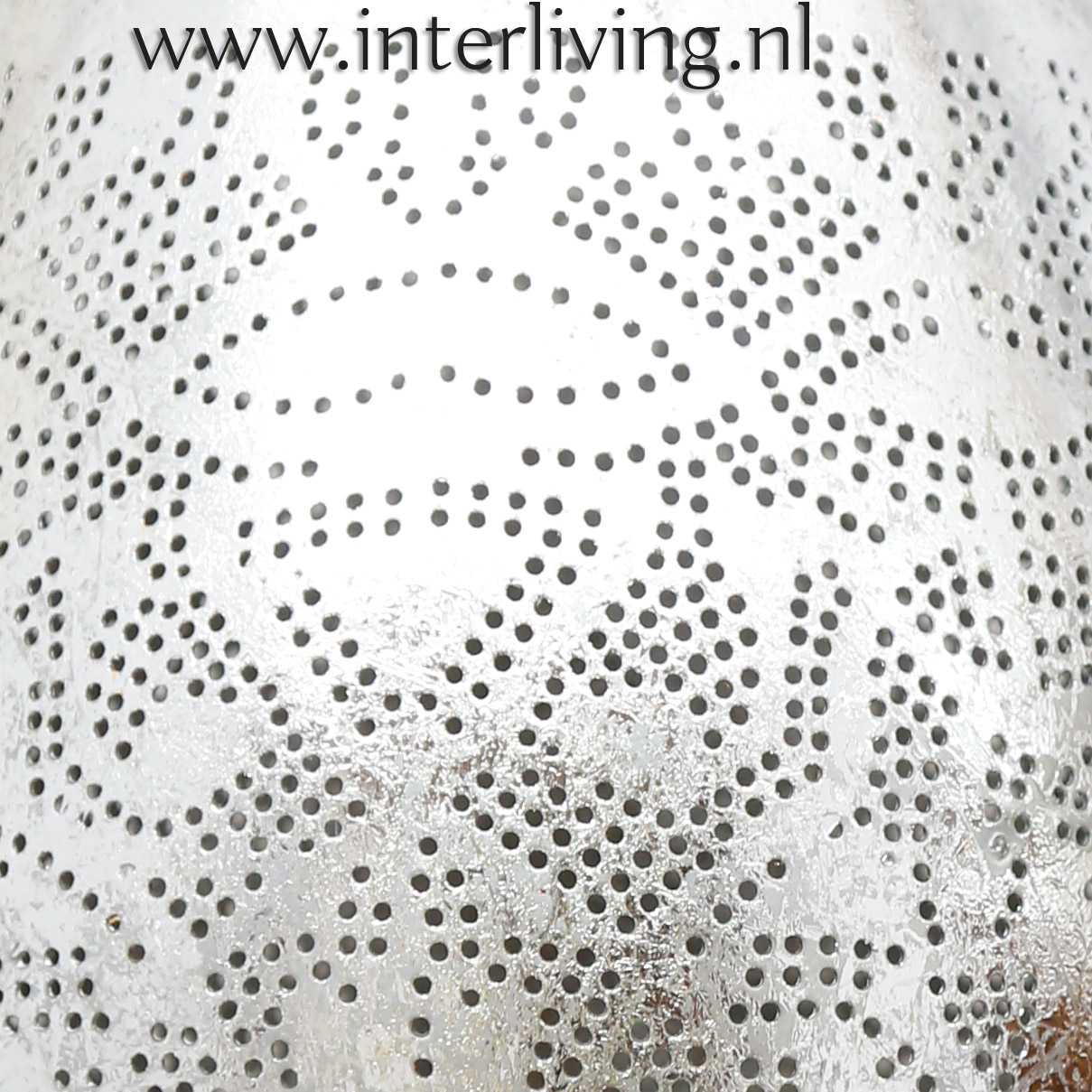 buis kettinghanglamp van metaal voor de eettafel - loftbar lamp van vintage metaal