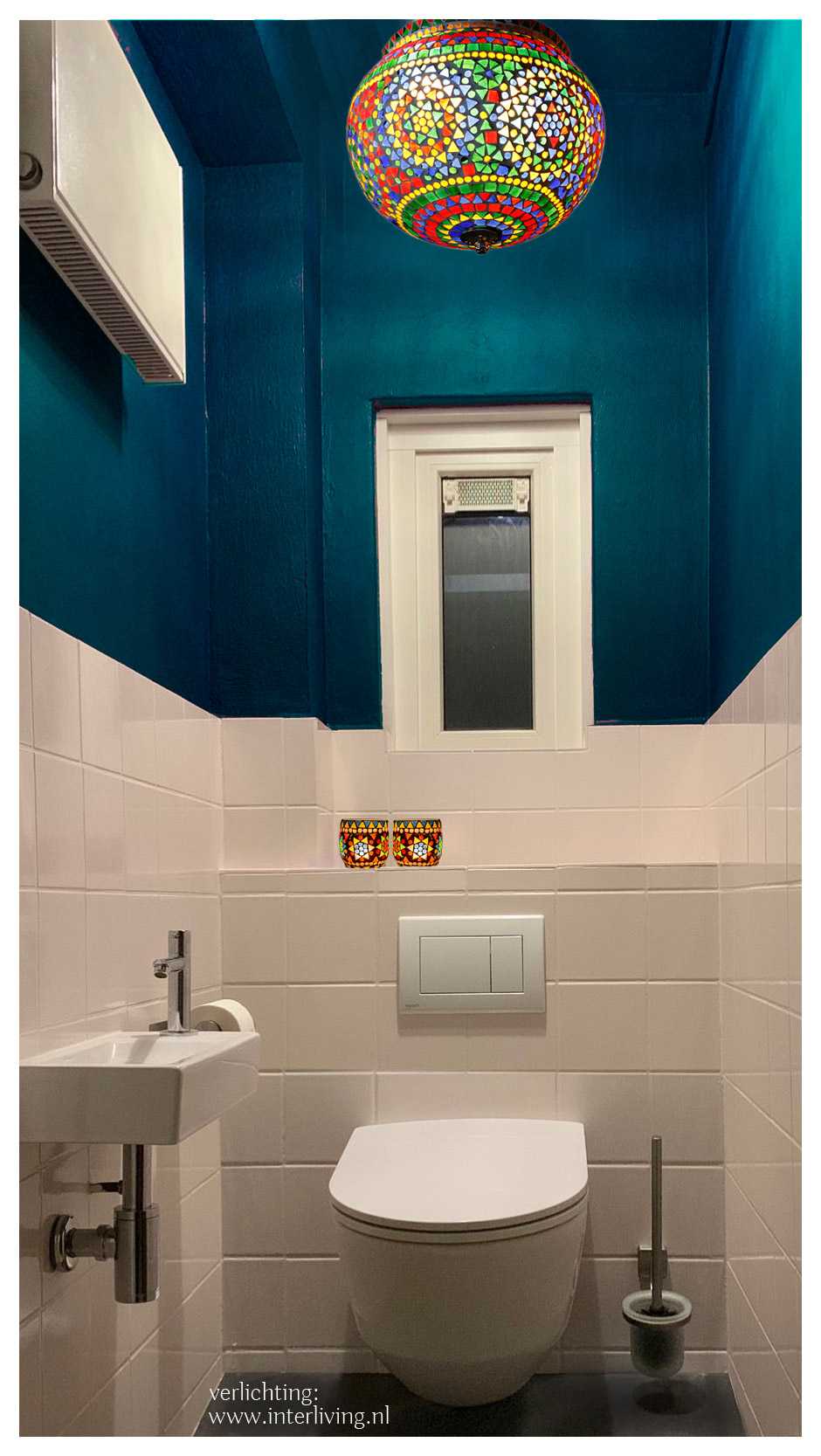 Is Mondwater opleggen Sfeervolle bolletjes lamp verlichting voor badkamer, gang, toilet, hal