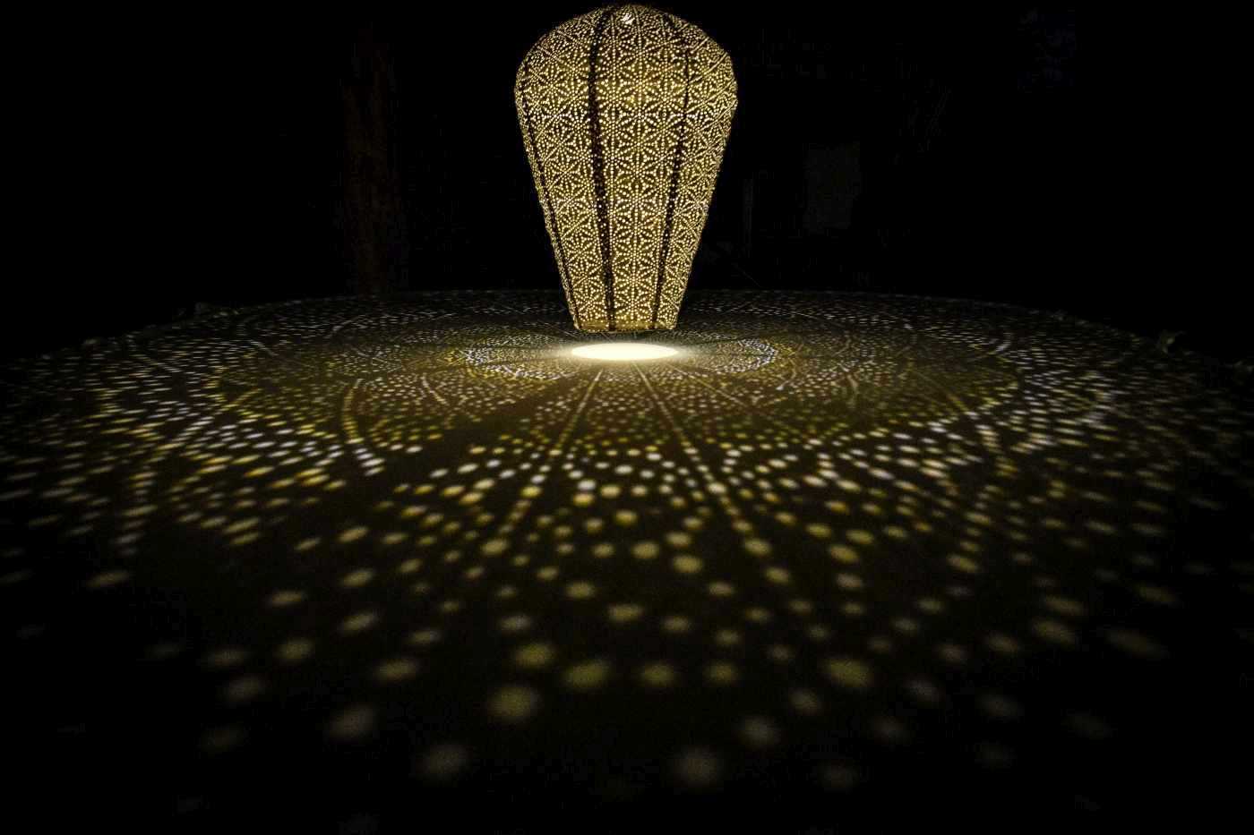 Manga het laatste Wauw solarlampion - buitenlamp als staande tuinlamp met speciale lumiz ring