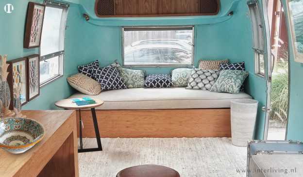 waskom aqua oranje camper