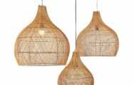 Set van 3 grote rotan lampenkappen van het merk Original Home uit Bali - ook los verkrijgbaar