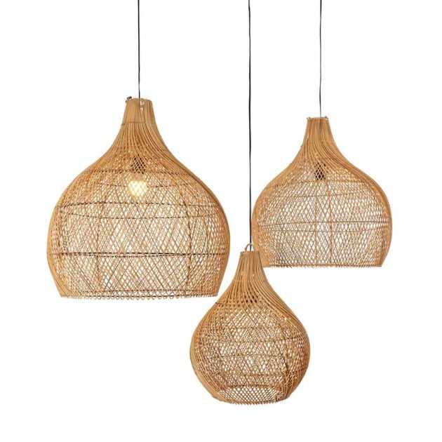 Rotan lampenkappen uit Bali van Original Home - model