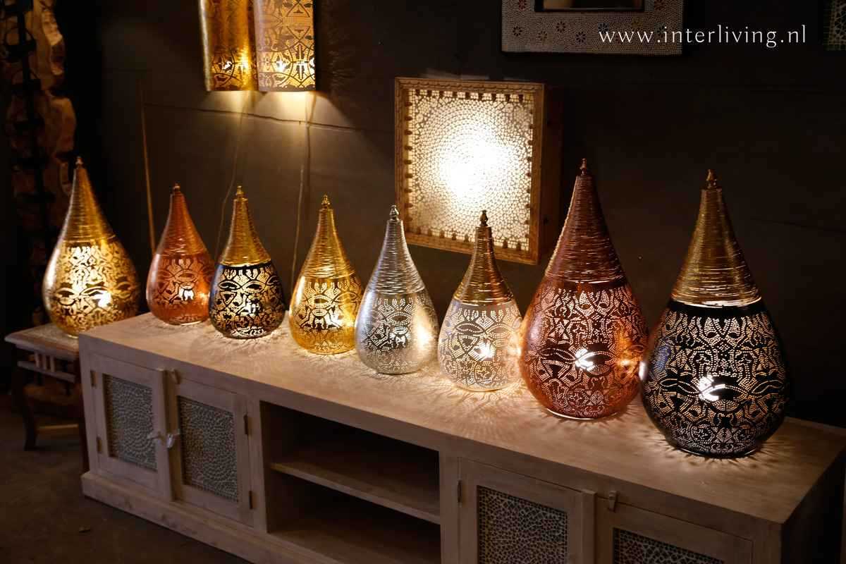 lampen op dressoir