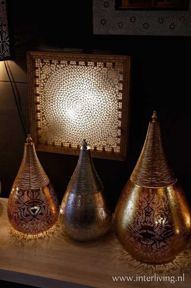 oosterse lamp met gaatjes