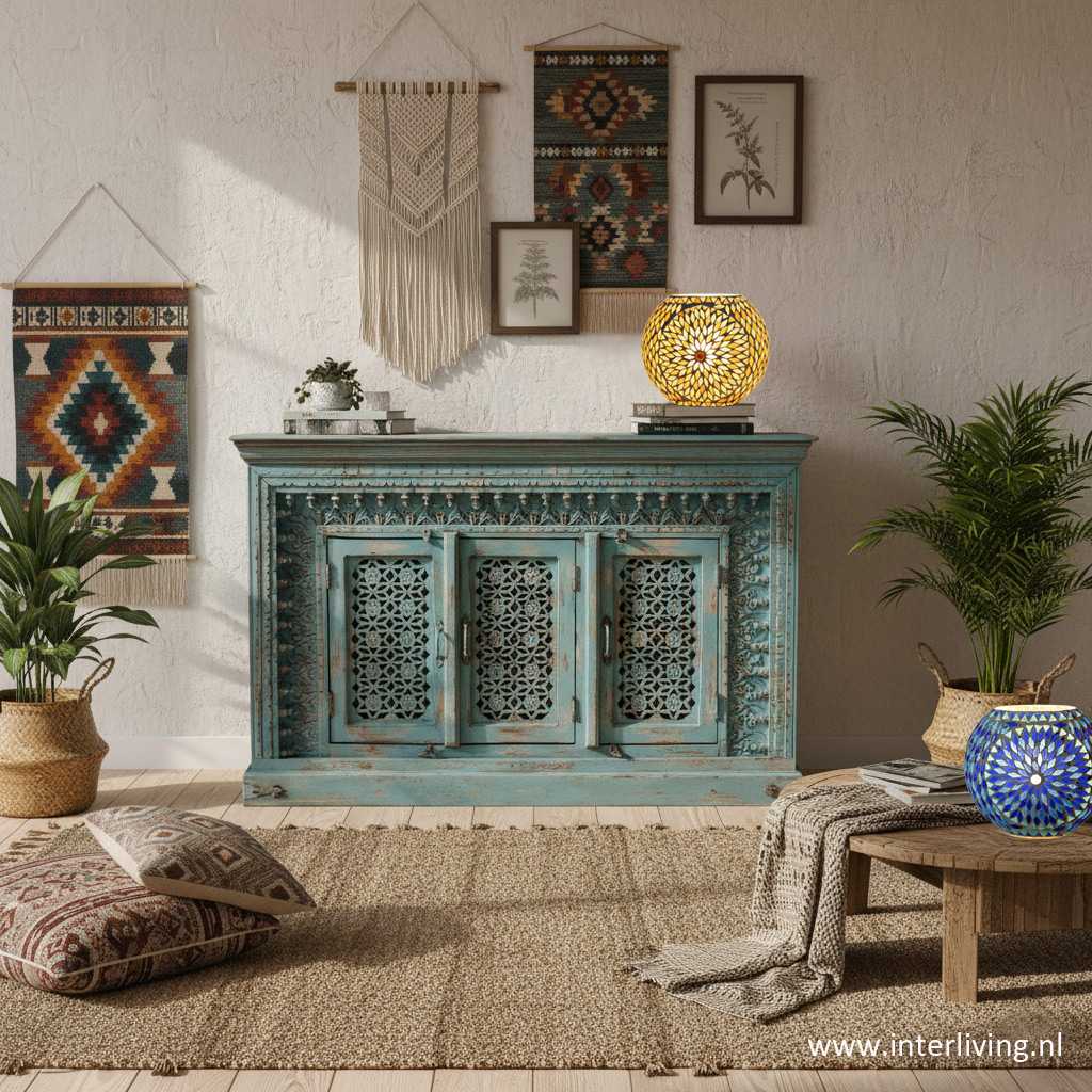 tafellamp - budget idee Boho Ibiza styling woontips