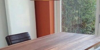 Match je eettafel bij je hanglamp | Mangohout in naturel, donker of white wash