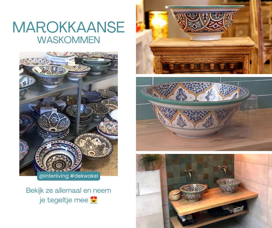 Marokkaanse waskommen winkel